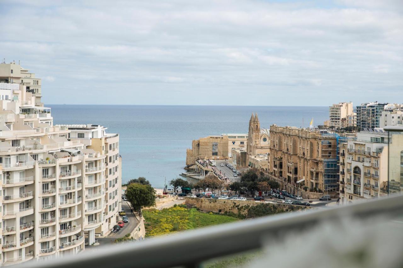 Sea View Apartment 2 Bedrooms 2 Bathrooms, 2 Minutes Away From The Sea Saint Julian's Dış mekan fotoğraf